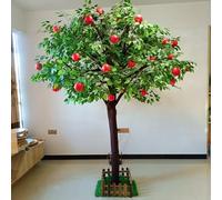 Albero di banyan artificiale paesaggistico, alberi artificiali da esterno, for portico, patio, giardino, casa, ufficio, asilo nido, palestra(3 * 3m)