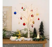 Albero Di Betulla Artificiale a LED, Decorazione Luminosa Dell'interno Dell'albero Di Natale, Lampada Creativa Della Decorazione Della Camera Da Letto