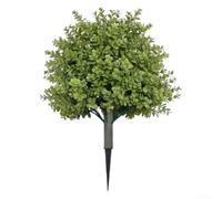 Albero di bosso artificiale con picchetto per strutture sanitarie, cortili e giardini terapeutici (stile 2)