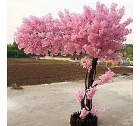 Albero di ciliegio artificiale in fiore, grande albero di Sakura simulato, finto albero dei desideri per interni per esterni, casa, matrimonio, hotel, centro commerciale (dimensioni: esteso: 1,5 x 1