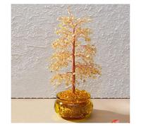 Albero di cristallo Citrino naturale, pietra preziosa, bonsai di cristallo, albero dei chakra, albero di cristallo con proprietà curative, albero dei soldi di Feng Shui della vita for energia positiva