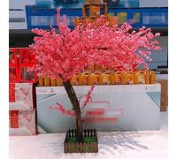 Albero di fiori di ciliegia artificiale giapponese grande pianta di simulazione che desidera un fiore di seta fatto a mano per la camera da letto per ufficio decorazione per matrimoni fai -da -te