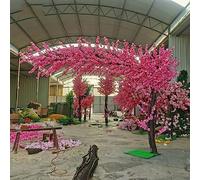 Albero di fiori di ciliegia artificiale grande pianta di simulazione rosa che desidera un fiore di seta fatto a mano per la camera da letto per la festa di soggiorno decorazioni per matrimoni fai -da