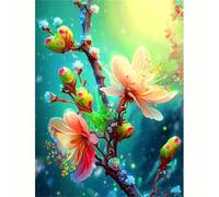 Albero di Fiori Rosa Puzzles 1000 Pezzi per Adulti, Challenge Gioco Educativo per adulti, puzzles per Gioco Familiare, Giochi Rilassamento e Intelligence, puzzle 1000 pezzi 75 x 50 cm