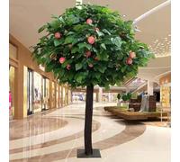 Albero di melo artificiale, realistico, con frutti e foglie, per giardini ecologici e decorazioni per l'inaugurazione della casa
