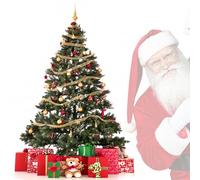 Albero di Natale 150 cm -MODELLO VERDE INCANTO- Albero Natale 150 Centimetri Con 450 Rami SUPER FOLTI, Realistici e ANTIPUNTA, Base in Ferro Stabile, MONTAGGIO FACILE, Colore Verde Naturale, Ignifugo