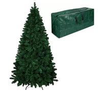 Albero Di Natale Artificiale Folto Effetto Realistico 438 Rami Ampia Chioma Montaggio Rapido E Facile Foglia Con Doppia Colorazione In PVC Abete Natalizio Con Base In Metallo (150 Cm)