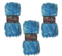 Albero di Natale 3 Confezioni 50ft x 3cm (150ft) Decorazione Grande Valore - Blu