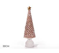 Albero di Natale 35 cm Rosa