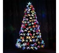 Albero di Natale 60 cm, luce rossa, verde, giallo e blu