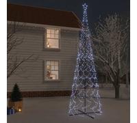 AX Albero Natale 8m Cono Luminoso 3000LED 12W Bianco Freddo ZigZag IP44 + 343514
