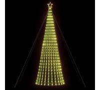 Albero di Natale a LED 1028 LED bianco caldo 403 cm, albero di Natale artificiale per interni esterni, 8 effetti di luce, IP44, protezione dagli spruzzi d'acqua, ideale per giardino, terrazza e