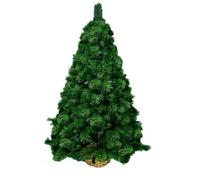 Albero di Natale a metà da parete Basket Verde con cesto in rattan H.150 cm sia
