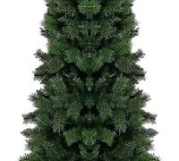 Albero di natale a meta' da parete verde artificiale muro slim salvaspazio folto