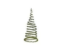 Albero di Natale a Spirale da appendere Luminoso Verde dim 97 cm