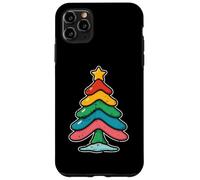 Albero di Natale a strati colorati Custodia per iPhone 11 Pro Max