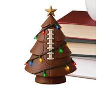 Albero Di Natale A Tema Calcio | Decorazione Luminosa Per Le Feste Invernali | Scultura Albero Di Natale A Tema Calcio,Per Tavolo Da Pranzo Camera Da Letto Stadio Giardino Balcone