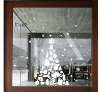 ALBERO DI NATALE ADESIVO DA PARETE PER FINESTRA / DECORAZIONE S71
