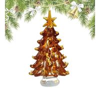 Albero di Natale, Albero di Natale da Tavolo - Piccola figura di Natale da Tavolo per Albero di Natale | Statua da collezione Arte dell'albero in Miniatura, Scultura della decorazione del giorno