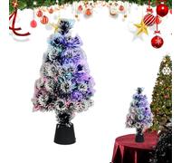 Albero di Natale - Albero di Natale finto a luce LED che cambia | Albero di Natale luminoso artificiale | Albero di Natale decorazione per le vacanze, centrotavola di Natale, forniture per la casa e