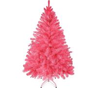 Albero di Natale Artificiale 120 cm Realistico per le Feste 320 Rami Supporto in