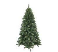 Albero di Natale Artificiale 180 cm 503 Rami Diam. 106 cm Verde in PVC con Ganci