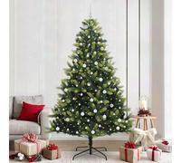 Albero di Natale Artificiale a Cerniera con 300 LED Verde