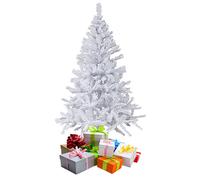 Albero di Natale Artificiale Albero di Natale 120 cm Bianco Incluso Supporto