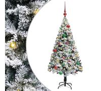 Albero di Natale Artificiale Bianco 150 cm Con 150 LED
