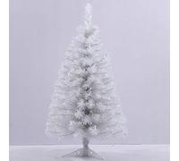 Albero di Natale Artificiale Bianco Piccolo per addobbi da Decorazioni casa 90CM 135 Punte con Base in plastica Piccolo da Poter sistemare Dove Si Desidera