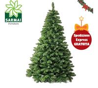 Albero di Natale ARTIFICIALE BROOKLYN verde super compatto folto realistico