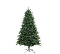 Albero di Natale artificiale completo, punte di rami misti in PE e PVC, verde, include supporto, incernierato non illuminato for la decorazione della casa. Albero di Natale(5ft)