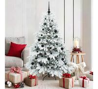 Albero di Natale artificiale con 150 LED Bianco 150 cm PE e PVC