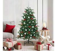 Albero di Natale artificiale con 150 LED Verde 150 cm