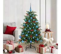 Albero di Natale artificiale con 150 LED Verde 150 cm