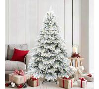 Albero di Natale artificiale con 300 LED Bianco 180 cm PE e PVC