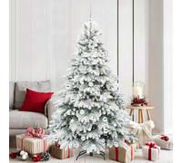 Albero di Natale artificiale con 300 LED Bianco 180 cm PE e PVC