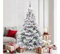 Albero di Natale artificiale con 300 LED Bianco 180 cm PE e PVC