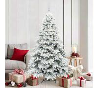 Albero di Natale artificiale con 300 LED Bianco 180 cm PE e PVC