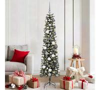 Albero di Natale artificiale con 300 LED Verde 180 cm