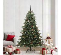 Albero di Natale artificiale con 300 LED Verde 210 cm
