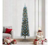 Albero di Natale artificiale con 300 LED Verde 210 cm