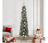 Albero di Natale artificiale con 300 LED Verde 210 cm