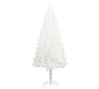 Albero di Natale Artificiale con Aghi Realistici Bianco 210 cm