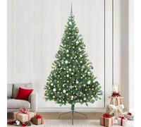 Albero di Natale artificiale con luci integrate Verde 240 cm
