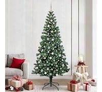 Albero di Natale artificiale con luci integrate Verde 240 cm