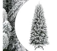vidaXL Albero di Natale Artificiale con Neve Floccata 150 cm PVC e PE
