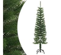 Albero di Natale artificiale con standard stretto, 150 cm, PE | Design stretto,supporto in acciaio,estremità in polietilene,aspetto completo,riutilizzabile annualmente