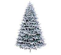 Albero di Natale artificiale di lusso innevato, per interni ed esterni, 210 cm e 240 cm, decorazione perfetta per le vacanze per un'eleganza festiva