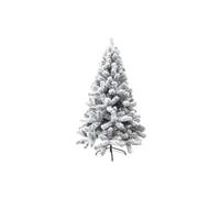 Albero di Natale artificiale floccato con supporto in metallo | Albero di Natale artificiale completo in PVC di alta qualità for decorazioni natalizie for interni ed esterni albero natale